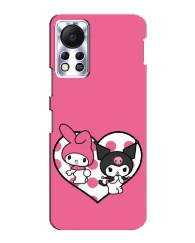 Чехол для Infinix Hot 11s с картинкой «Kuromi и My Melody» Чехол для Infinix Hot 11s с картинкой «Kuromi и My Melody»