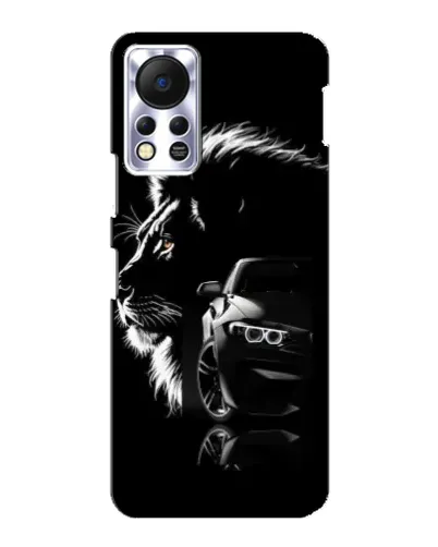 Чехол для Infinix Hot 11s с картинкой «BMW и лев»