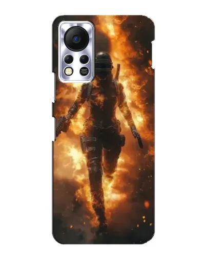 Чехол для Infinix Hot 11s с картинкой «BMW — скорость в дожде»