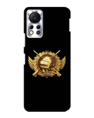 Чехол для Infinix Hot 11s с картинкой «PUBG — оранжевый градиент»