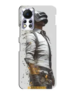 Чехол для Infinix Hot 11s с картинкой «PUBG — боец в пыли»