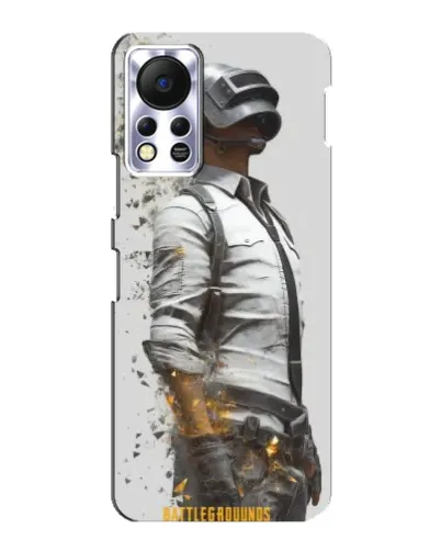 Чехол для Infinix Hot 11s с картинкой «PUBG — боец в пыли»