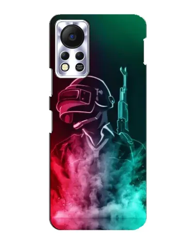 Чехол для Infinix Hot 11s с картинкой «PUBG — огненный воин»
