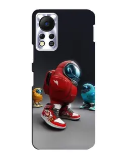 Чехол для Infinix Hot 11s с картинкой «Among Us — 3D стиль»