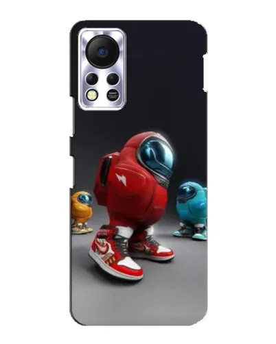 Чехол для Infinix Hot 11s с картинкой «Among Us — 3D стиль»