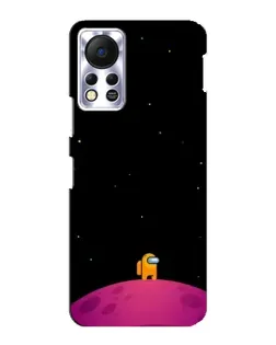 Чехол для Infinix Hot 11s с картинкой «Одинокий герой на планете»