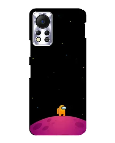 Чехол для Infinix Hot 11s с картинкой «Одинокий герой на планете»