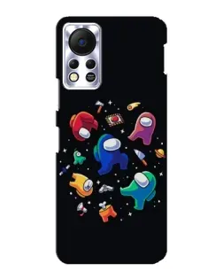 Чехол для Infinix Hot 11s с картинкой «Among Us космос»