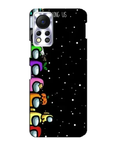 Чехол для Infinix Hot 11s с картинкой «Команда Among Us»