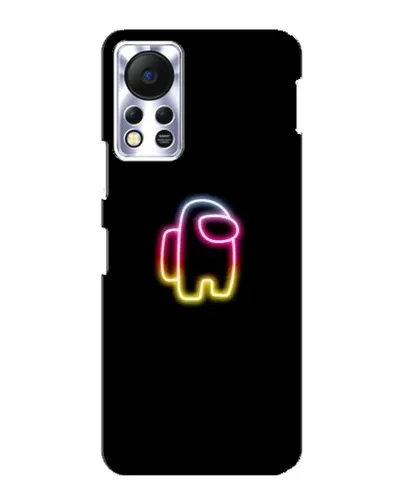 Чехол для Infinix Hot 11s с картинкой «Among Us градиент»