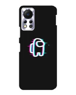 Чехол для Infinix Hot 11s с картинкой «Among Us неон»