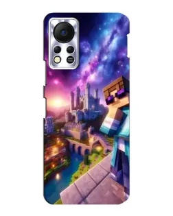 Чехол для Infinix Hot 11s с картинкой «Стив и космос»