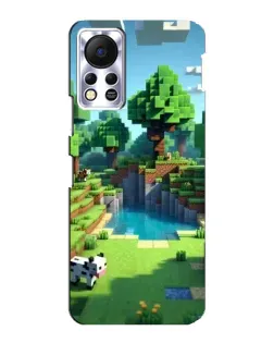 Чехол для Infinix Hot 11s с картинкой «Minecraft летний день»