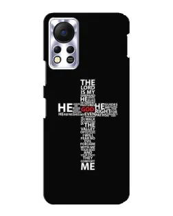 Чехол для Infinix Hot 11s с картинкой «Текстовый крест»