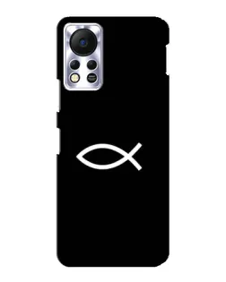 Чехол для Infinix Hot 11s с картинкой «Символ рыбы Jesus»