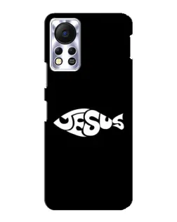 Чехол для Infinix Hot 11s с картинкой «Рыба Jesus»
