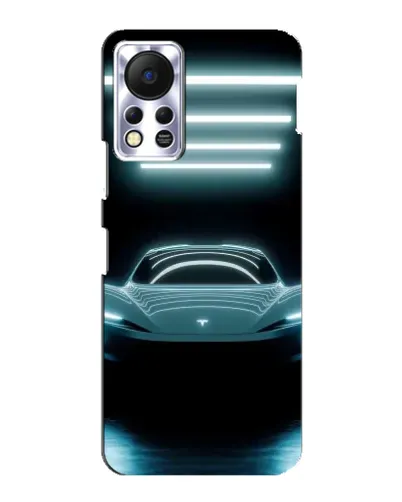 Чехол для Infinix Hot 11s с картинкой «Tesla в неоне» Чехол для Infinix Hot 11s с картинкой «Tesla в неоне»