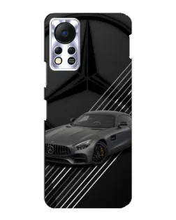Чехол для Infinix Hot 11s с картинкой «Mercedes AMG — графика»
