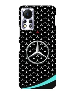 Чехол для Infinix Hot 11s с картинкой «Mercedes — бирюзовый акцент»
