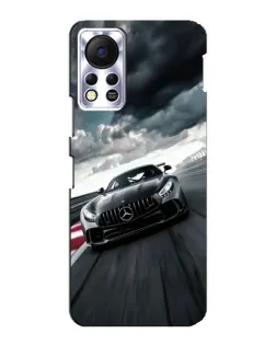 Чехол для Infinix Hot 11s с картинкой «Гоночный Mercedes AMG»