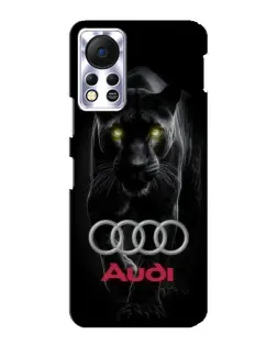 Чехол для Infinix Hot 11s с картинкой «Пантера и Audi»