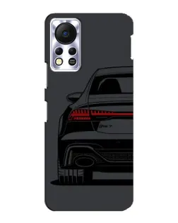 Чехол для Infinix Hot 11s с картинкой «Задняя часть Audi — арт»