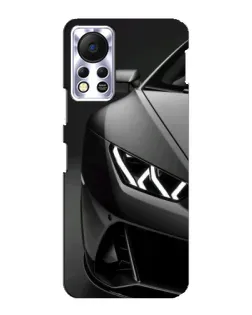 Чехол для Infinix Hot 11s с картинкой «Lamborghini фары детализация»