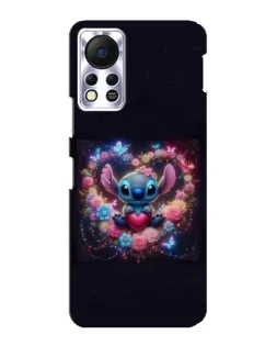 Чехол для Infinix Hot 11s с картинкой «Stitch в цветах» Чехол для Infinix Hot 11s с картинкой «Stitch в цветах»