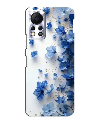 Чехол для Infinix Hot 11s с картинкой «Голубой цветочный каскад» Чехол для Infinix Hot 11s с картинкой «Голубой цветочный каскад»