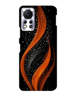 Чехол для Infinix Hot 11s с картинкой «Огненная звездная волна»