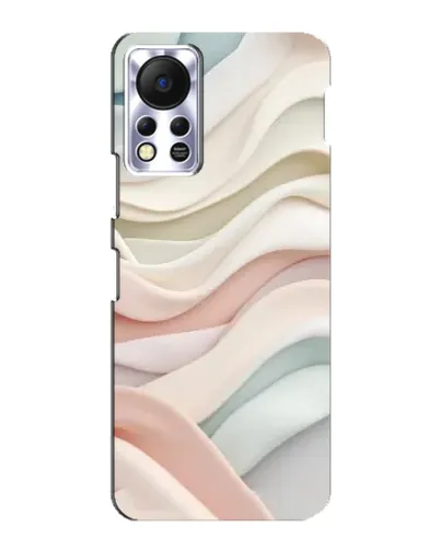 Чехол для Infinix Hot 11s с картинкой «Пастельные нежные волны»