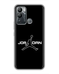 Чехол для Infinix Hot 12 Play с картинкой «Nike Pink Swirl»