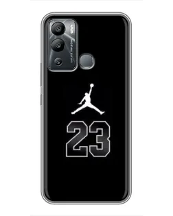 Чехол для Infinix Hot 12 Play с картинкой «Jordan Flight 23»