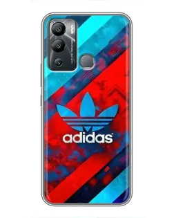 Чехол для Infinix Hot 12 Play с картинкой «Абстракция Adidas»