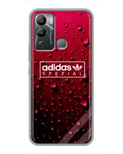 Чехол для Infinix Hot 12 Play с картинкой «Adidas Gold Marble»