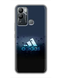 Чехол для Infinix Hot 12 Play с картинкой «Adidas Water Drops»