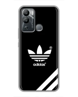 Чехол для Infinix Hot 12 Play с картинкой «Adidas с диагональными полосами»