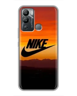 Чехол для Infinix Hot 12 Play с картинкой «Nike — вечерний горизонт»