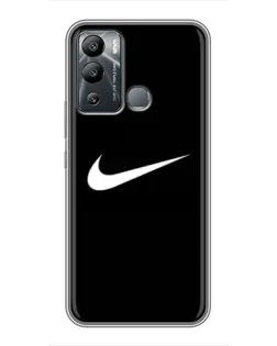 Чехол для Infinix Hot 12 Play с картинкой «Минималистический Найк»