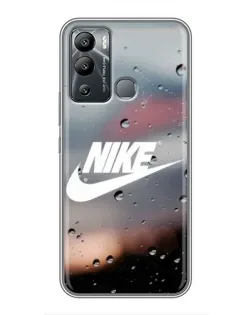 Чехол для Infinix Hot 12 Play с картинкой «Nike в стиле ретро»