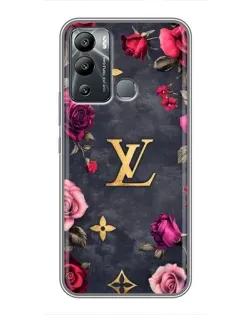 Чехол для Infinix Hot 12 Play с картинкой «Цветочный Louis Vuitton»