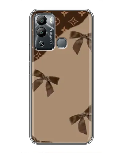 Чехол для Infinix Hot 12 Play с картинкой «LV — кофейный атлас»