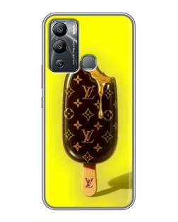 Чехол для Infinix Hot 12 Play с картинкой «Мороженое от LV»