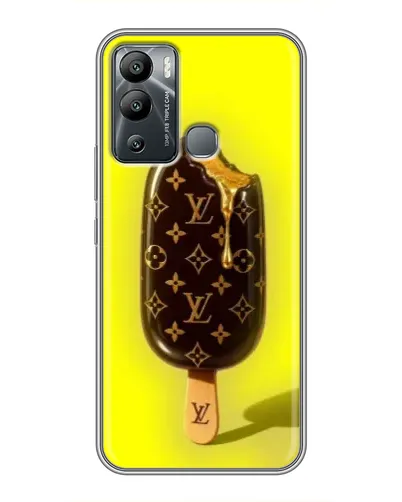 Чехол для Infinix Hot 12 Play с картинкой «Мороженое от LV»