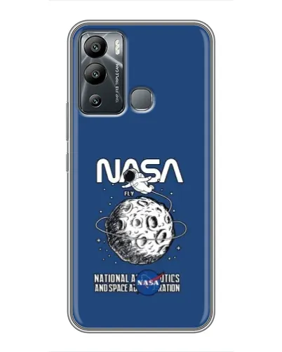 Чехол для Infinix Hot 12 Play с картинкой «NASA — лунная миссия» Чехол для Infinix Hot 12 Play с картинкой «NASA — лунная миссия»