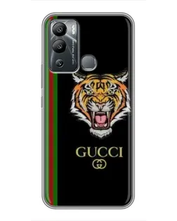 Чехол для Infinix Hot 12 Play с картинкой «Тигр Gucci»