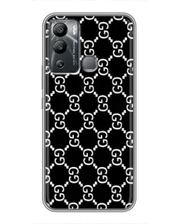 Чехол для Infinix Hot 12 Play с картинкой «Gucci — сетчатый паттерн»