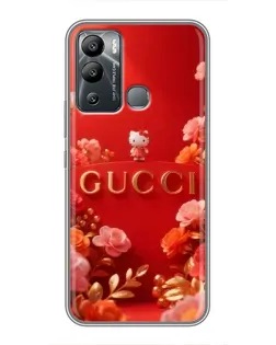 Чехол для Infinix Hot 12 Play с картинкой «Gucci — золотой сад»