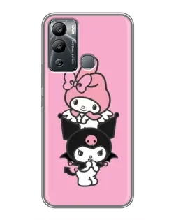 Чехол для Infinix Hot 12 Play с картинкой «My Melody и Kuromi» Чехол для Infinix Hot 12 Play с картинкой «My Melody и Kuromi»