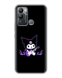Чехол для Infinix Hot 12 Play с картинкой «Электрическая Kuromi» Чехол для Infinix Hot 12 Play с картинкой «Электрическая Kuromi»